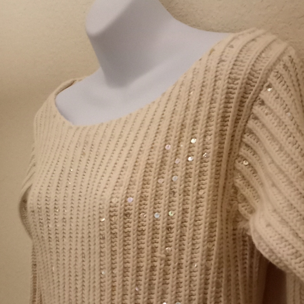 Cache Sweater With Sequins - image 2